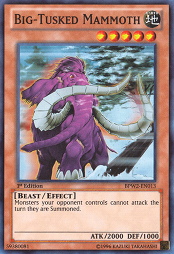 Big-Tusked Mammoth [BPW2-EN013] Super Rare | Jomio and Rueliete's Cards and Comics