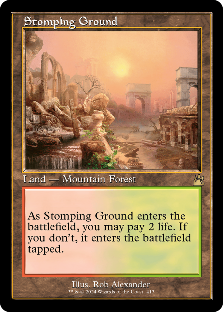 Stomping Ground (Retro) [Ravnica Remastered] | Jomio and Rueliete's Cards and Comics