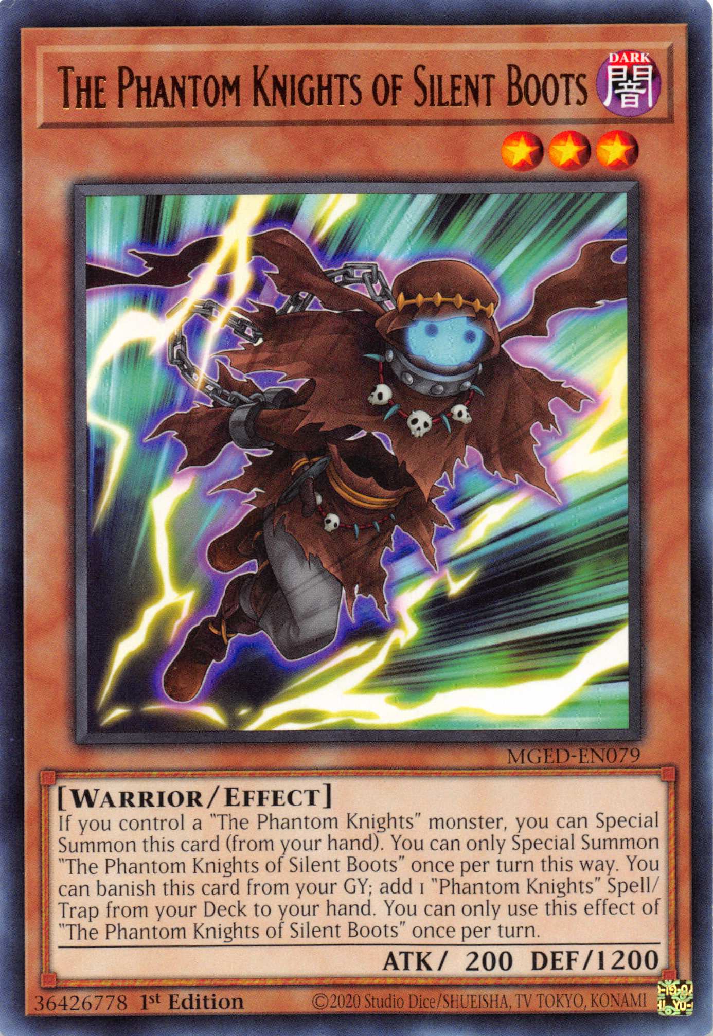 The Phantom Knights of Silent Boots [MGED-EN079] Rare | Jomio and Rueliete's Cards and Comics