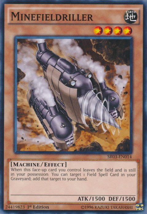 Minefieldriller [SR03-EN014] Common | Jomio and Rueliete's Cards and Comics