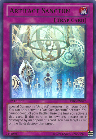 Artifact Sanctum [PRIO-EN072] Ultra Rare | Jomio and Rueliete's Cards and Comics