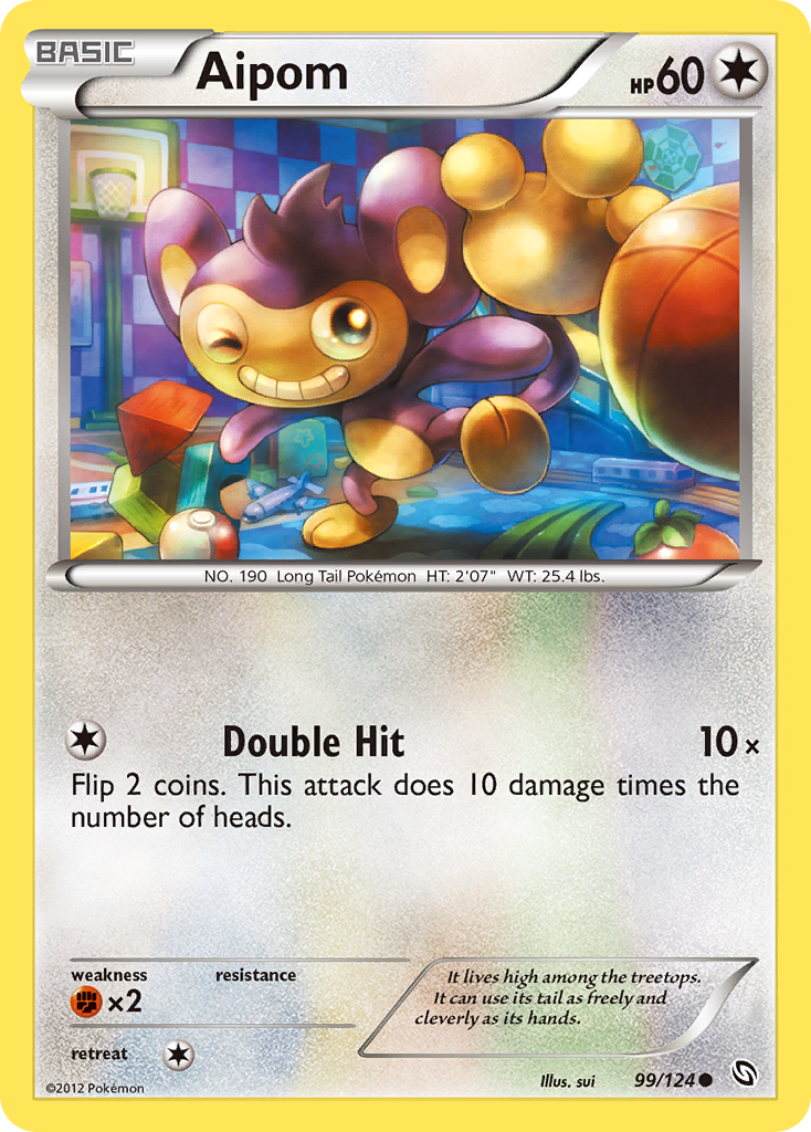 Aipom (99/124) [Black & White: Dragons Exalted] | Jomio and Rueliete's Cards and Comics