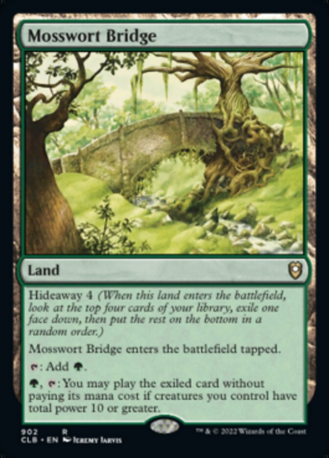 Mosswort Bridge [Commander Legends: Battle for Baldur's Gate] | Jomio and Rueliete's Cards and Comics
