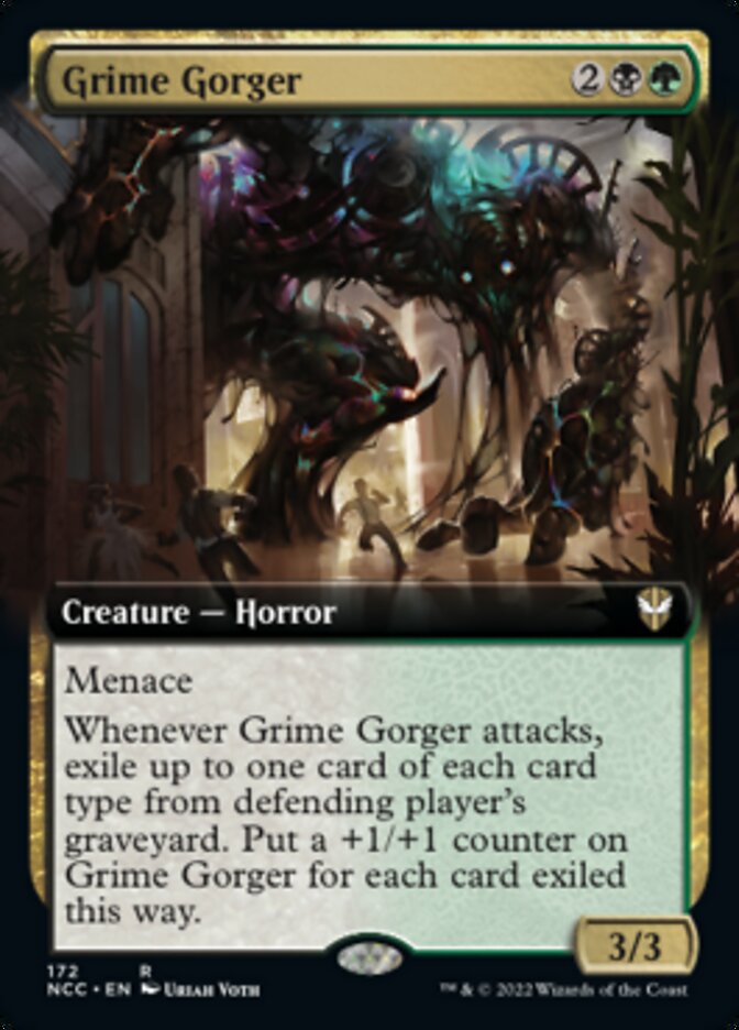Grime Gorger (Extended Art) [Streets of New Capenna Commander] | Jomio and Rueliete's Cards and Comics