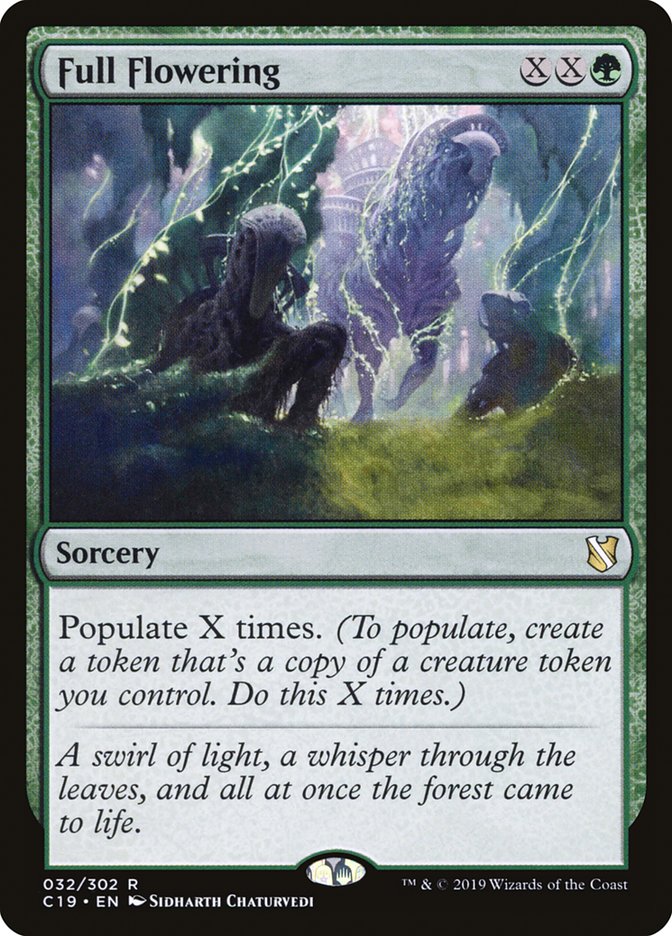 Full Flowering [Commander 2019] | Jomio and Rueliete's Cards and Comics