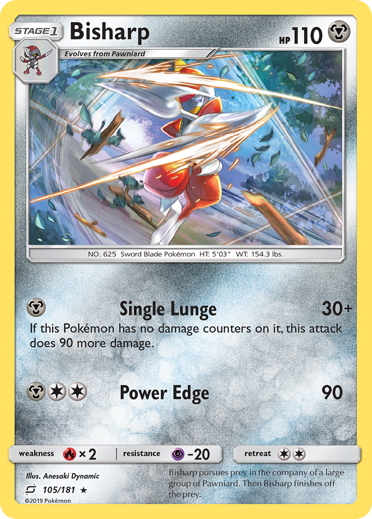 Bisharp (105/181) [Sun & Moon: Team Up] | Jomio and Rueliete's Cards and Comics