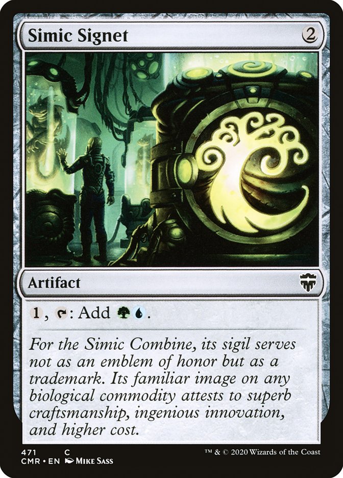 Simic Signet [Commander Legends] | Jomio and Rueliete's Cards and Comics