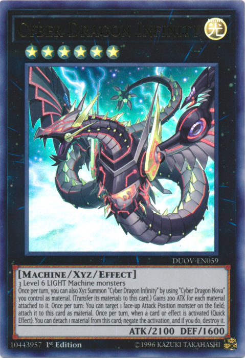 Cyber Dragon Infinity [DUOV-EN059] Ultra Rare | Jomio and Rueliete's Cards and Comics