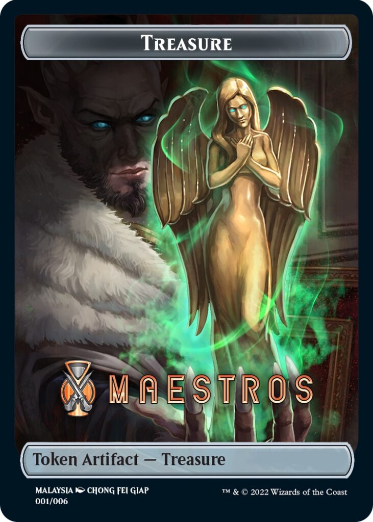 Treasure Token (Maestros) (Southeast Asia Artists) [Streets of New Capenna Tokens] | Jomio and Rueliete's Cards and Comics