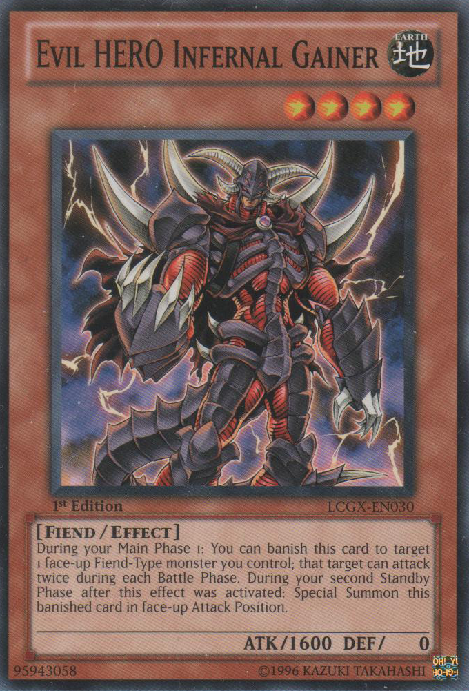 Evil HERO Infernal Gainer [LCGX-EN030] Common | Jomio and Rueliete's Cards and Comics