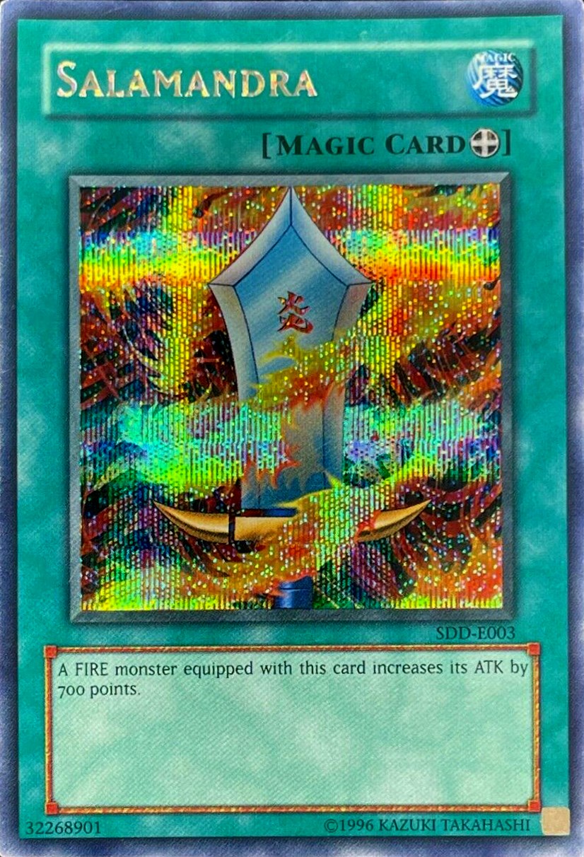Salamandra [SDD-E003] Prismatic Secret Rare | Jomio and Rueliete's Cards and Comics
