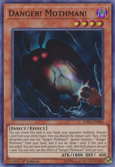 Danger! Mothman! [SOFU-EN084] Super Rare | Jomio and Rueliete's Cards and Comics