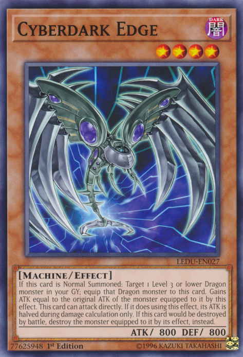 Cyberdark Edge [LEDU-EN027] Common | Jomio and Rueliete's Cards and Comics