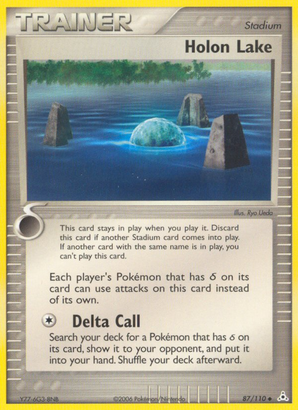 Holon Lake (87/110) [EX: Holon Phantoms] | Jomio and Rueliete's Cards and Comics