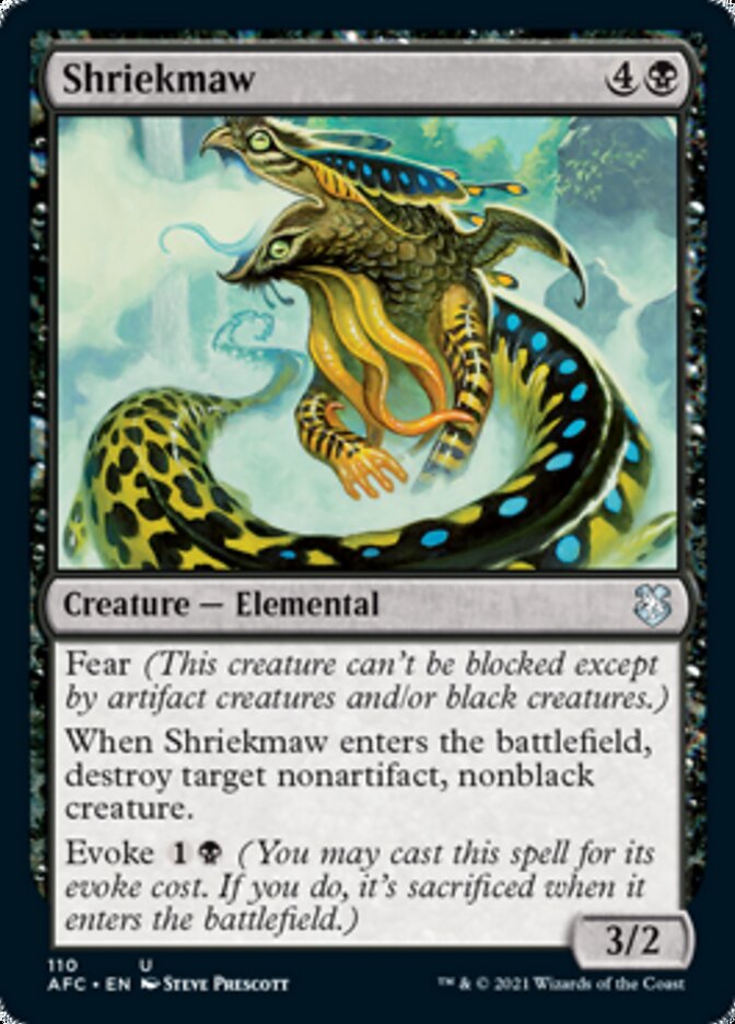 Shriekmaw [Dungeons & Dragons: Adventures in the Forgotten Realms Commander] | Jomio and Rueliete's Cards and Comics