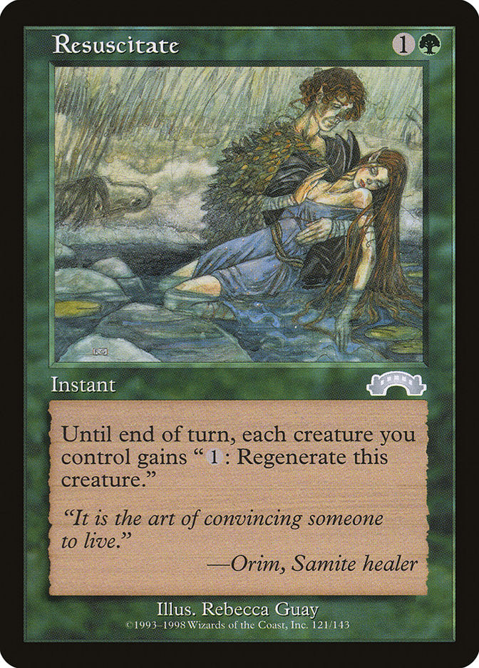 Resuscitate [Exodus] | Jomio and Rueliete's Cards and Comics