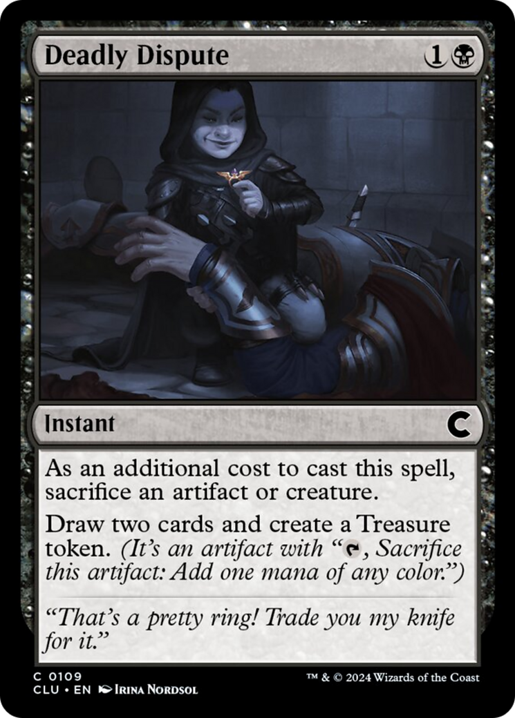 Deadly Dispute [Ravnica: Clue Edition] | Jomio and Rueliete's Cards and Comics