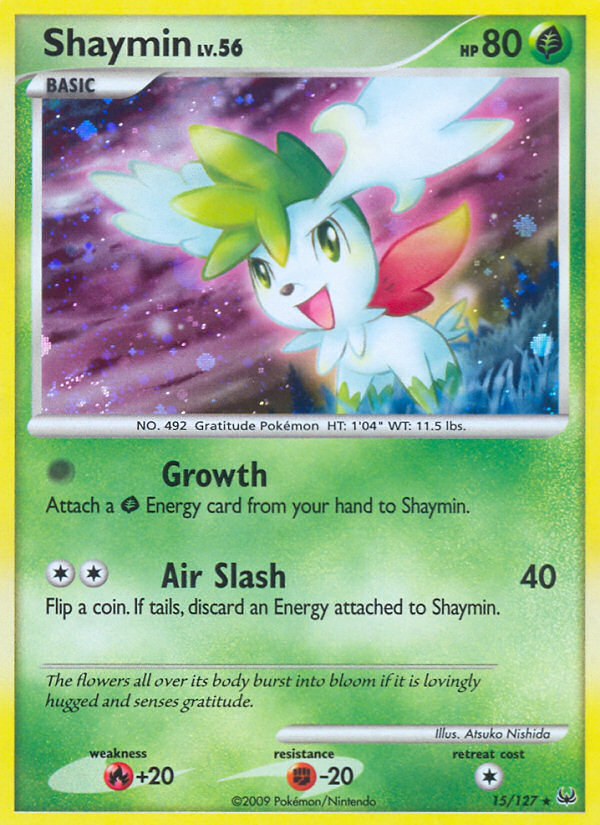 Shaymin (15/127) [Platinum: Base Set] | Jomio and Rueliete's Cards and Comics