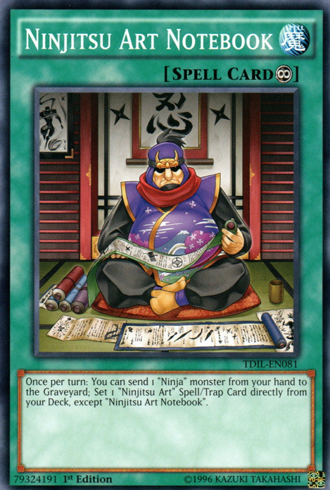 Ninjitsu Art Notebook [TDIL-EN081] Common | Jomio and Rueliete's Cards and Comics