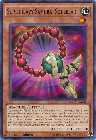 Superheavy Samurai Soulbeads [MP15-EN200] Common | Jomio and Rueliete's Cards and Comics