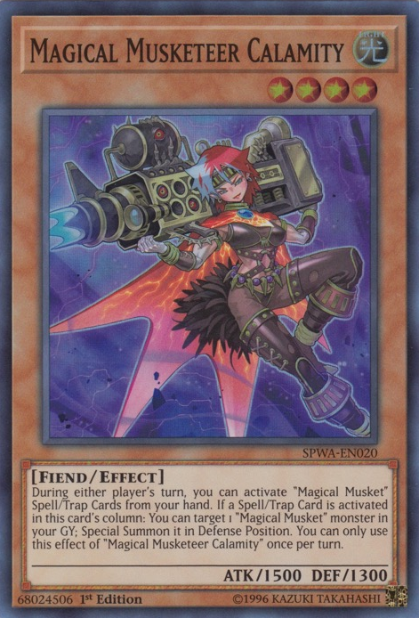 Magical Musketeer Calamity [SPWA-EN020] Super Rare | Jomio and Rueliete's Cards and Comics