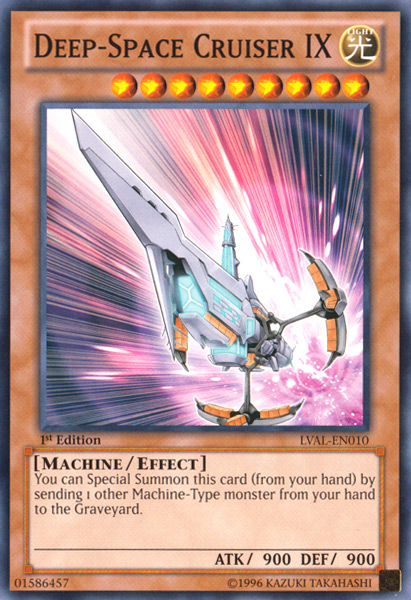 Deep-Space Cruiser IX [LVAL-EN010] Common | Jomio and Rueliete's Cards and Comics