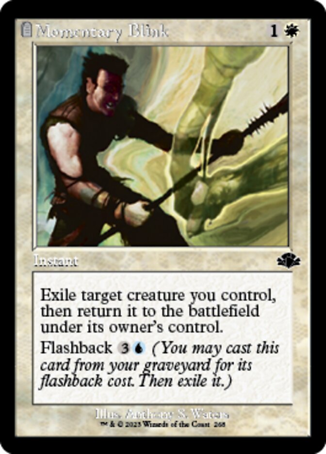 Momentary Blink (Retro) [Dominaria Remastered] | Jomio and Rueliete's Cards and Comics