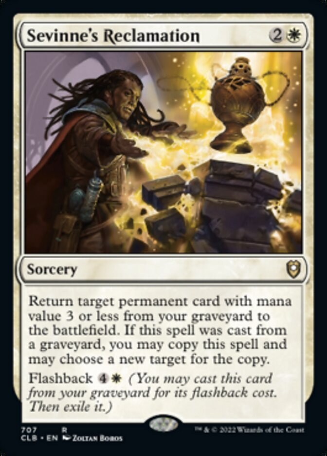 Sevinne's Reclamation [Commander Legends: Battle for Baldur's Gate] | Jomio and Rueliete's Cards and Comics