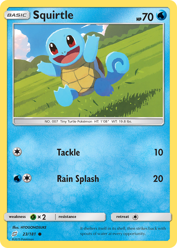 Squirtle (23/181) [Sun & Moon: Team Up] | Jomio and Rueliete's Cards and Comics