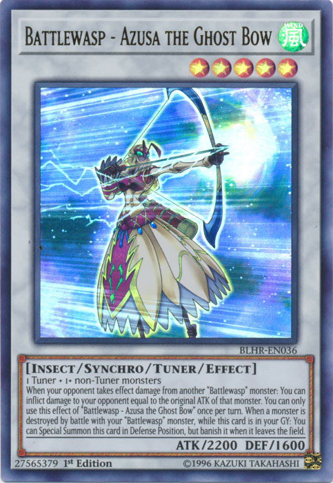 Battlewasp - Azusa the Ghost Bow [BLHR-EN036] Ultra Rare | Jomio and Rueliete's Cards and Comics