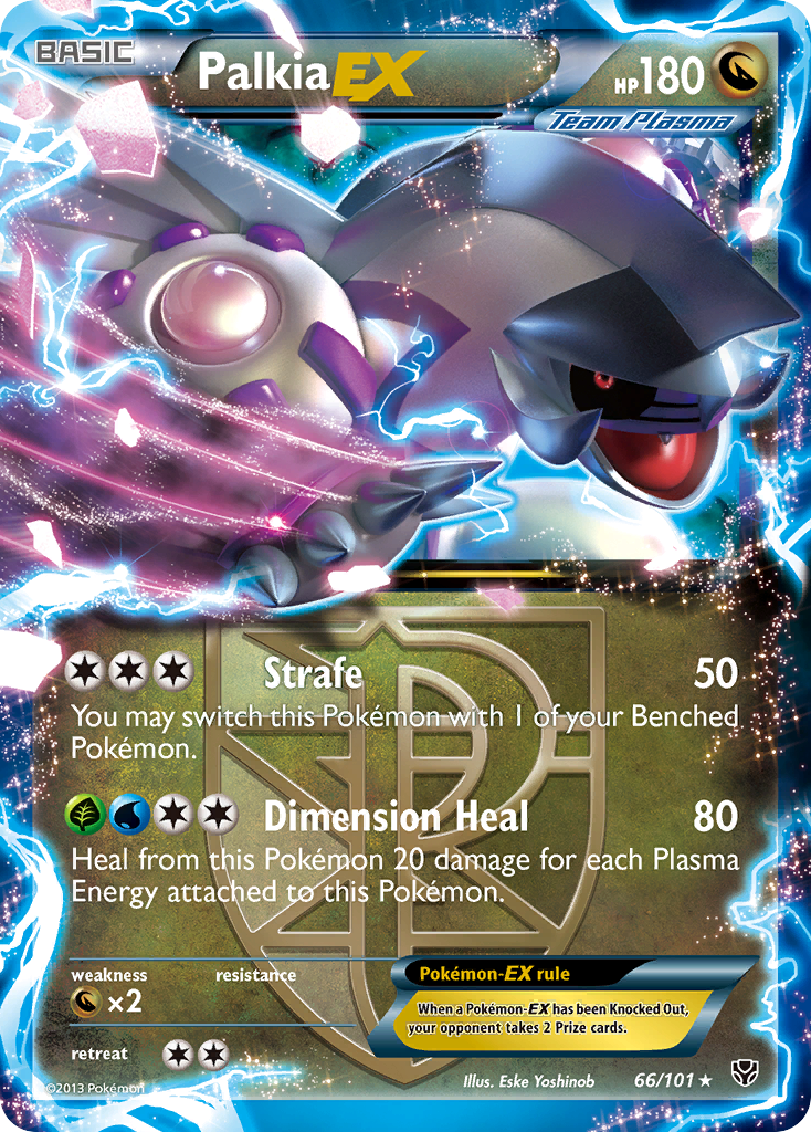 Palkia EX (66/101) [Black & White: Plasma Blast] | Jomio and Rueliete's Cards and Comics