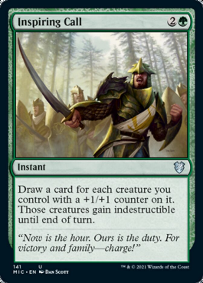 Inspiring Call [Innistrad: Midnight Hunt Commander] | Jomio and Rueliete's Cards and Comics