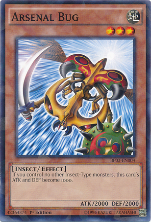 Arsenal Bug (Shatterfoil) [BP03-EN004] Rare | Jomio and Rueliete's Cards and Comics