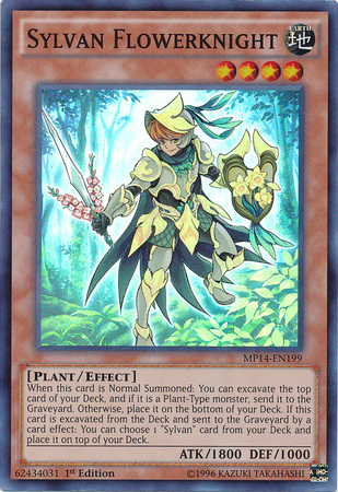 Sylvan Flowerknight [MP14-EN199] Super Rare | Jomio and Rueliete's Cards and Comics