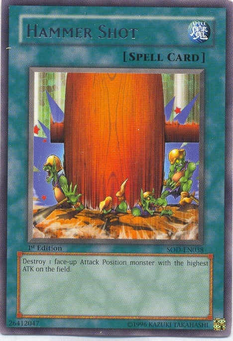 Hammer Shot [SOD-EN038] Rare | Jomio and Rueliete's Cards and Comics