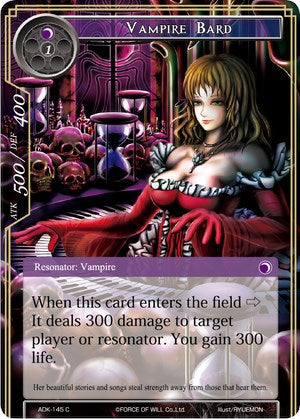 Vampire Bard (ADK-145) [Advent of the Demon King] | Jomio and Rueliete's Cards and Comics
