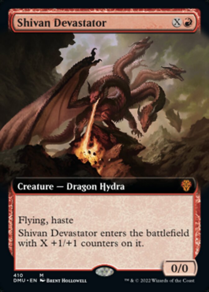 Shivan Devastator (Extended Art) [Dominaria United] | Jomio and Rueliete's Cards and Comics