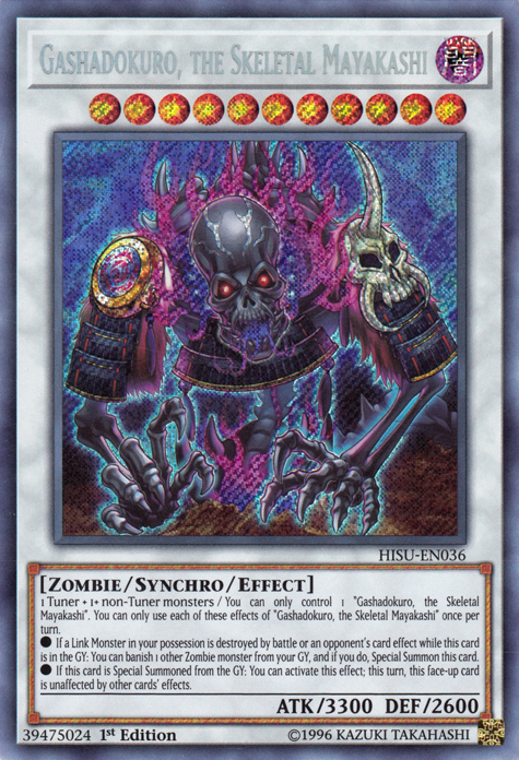 Gashadokuro, the Skeletal Mayakashi [HISU-EN036] Secret Rare | Jomio and Rueliete's Cards and Comics