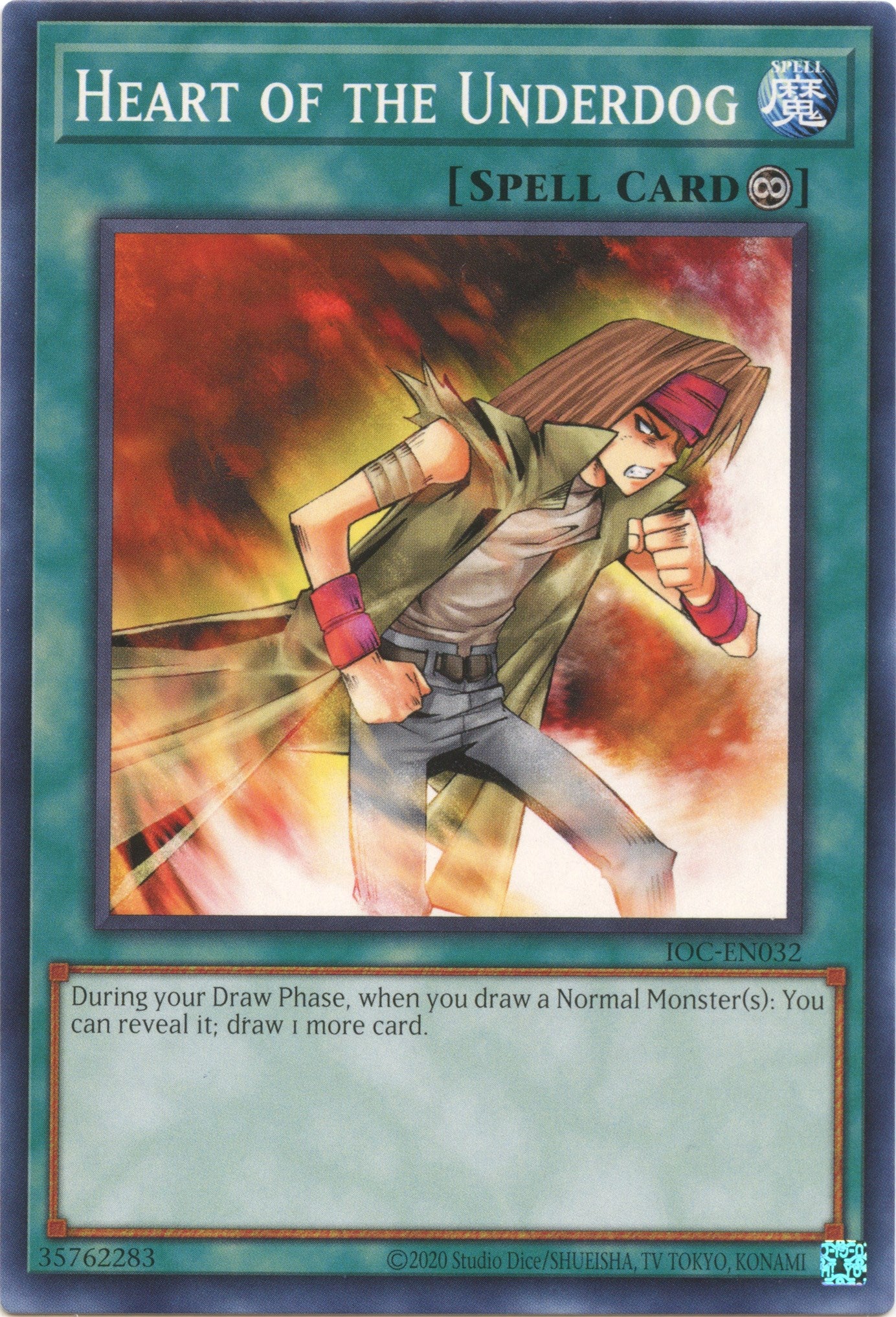 Heart of the Underdog (25th Anniversary) [IOC-EN032] Common | Jomio and Rueliete's Cards and Comics