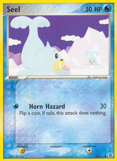 Seel (78/112) [EX: FireRed & LeafGreen] | Jomio and Rueliete's Cards and Comics