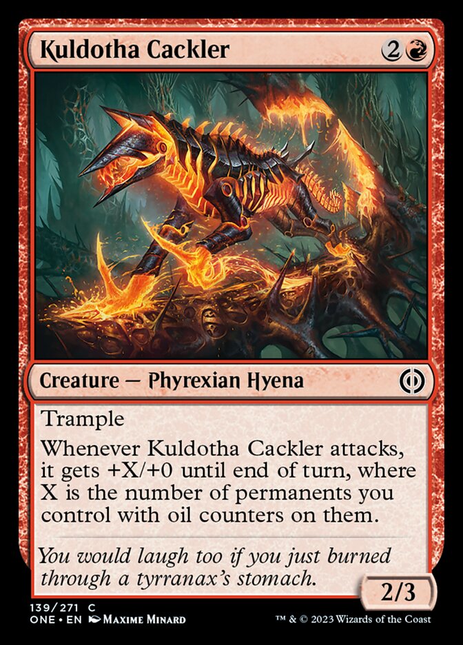 Kuldotha Cackler [Phyrexia: All Will Be One] | Jomio and Rueliete's Cards and Comics