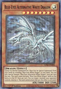 Blue-Eyes Alternative White Dragon (Green) [LDS2-EN008] Ultra Rare | Jomio and Rueliete's Cards and Comics