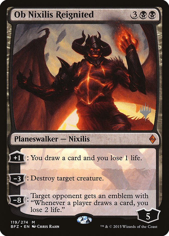 Ob Nixilis Reignited (Promo Pack) [Battle for Zendikar Promos] | Jomio and Rueliete's Cards and Comics