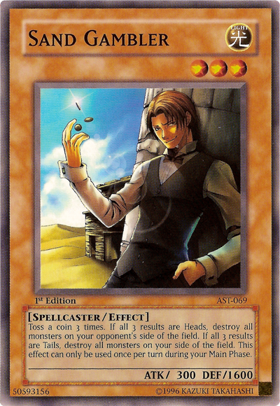Sand Gambler [AST-069] Common | Jomio and Rueliete's Cards and Comics