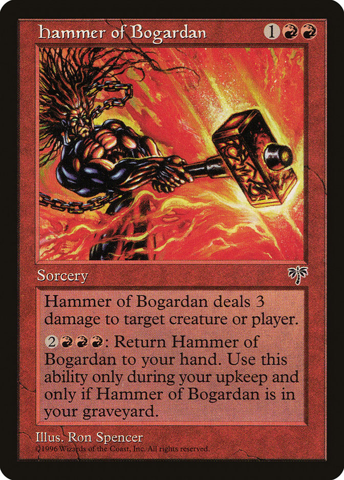 Hammer of Bogardan [Mirage] | Jomio and Rueliete's Cards and Comics