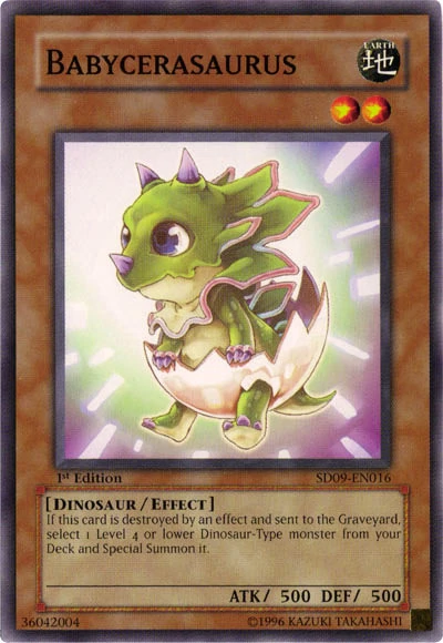 Babycerasaurus [SD09-EN016] Common | Jomio and Rueliete's Cards and Comics