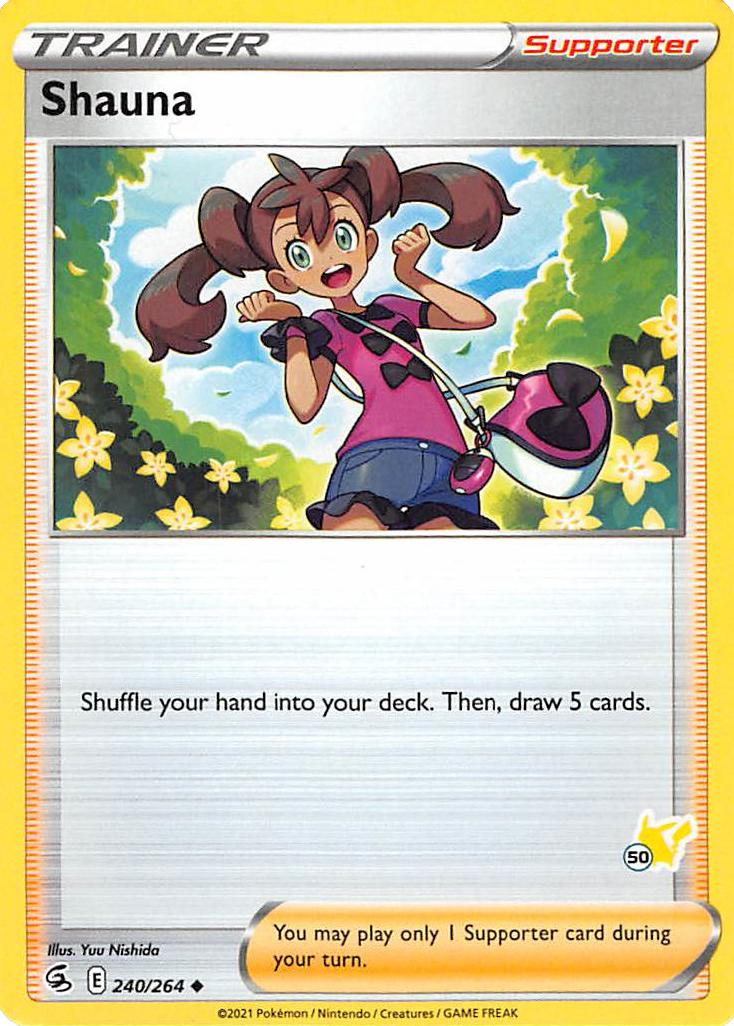 Shauna (240/264) (Pikachu Stamp #50) [Battle Academy 2022] | Jomio and Rueliete's Cards and Comics