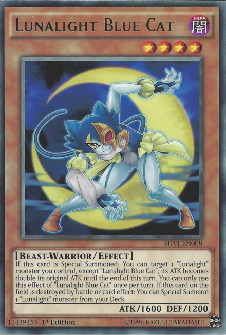 Lunalight Blue Cat [SHVI-EN008] Rare | Jomio and Rueliete's Cards and Comics