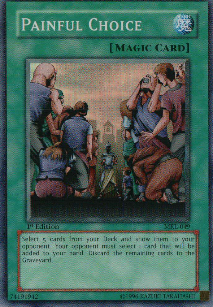 Painful Choice [MRL-049] Super Rare | Jomio and Rueliete's Cards and Comics