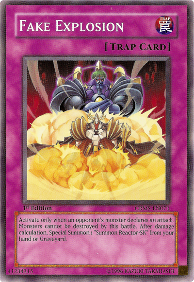 Fake Explosion [CRMS-EN071] Common | Jomio and Rueliete's Cards and Comics